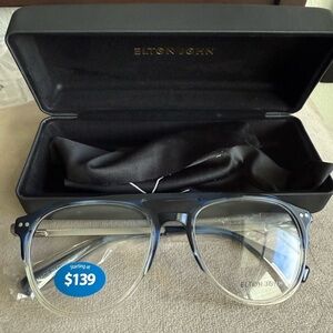 Elton John Blue Women's Glasses